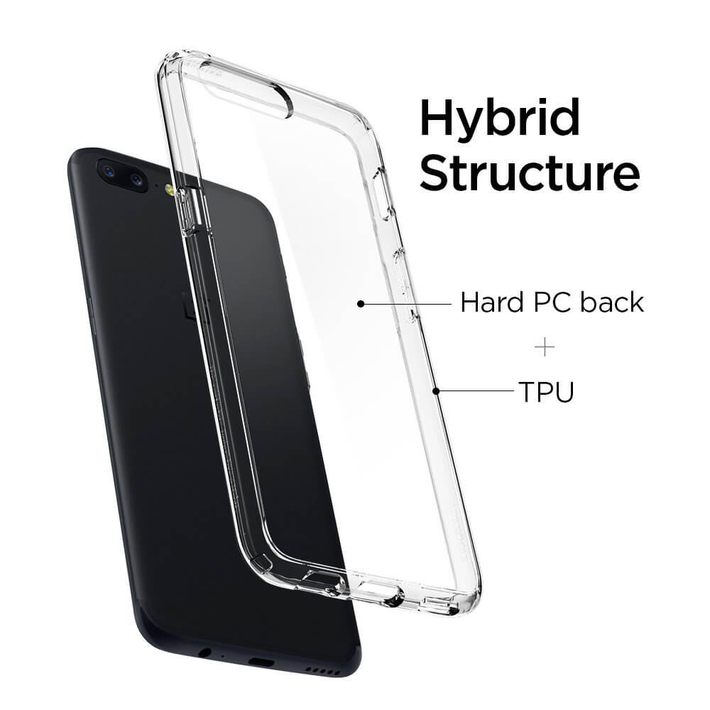Spigen® Ultra Hybrid™ K04CS21514 OnePlus 5 Case - Crystal Clear