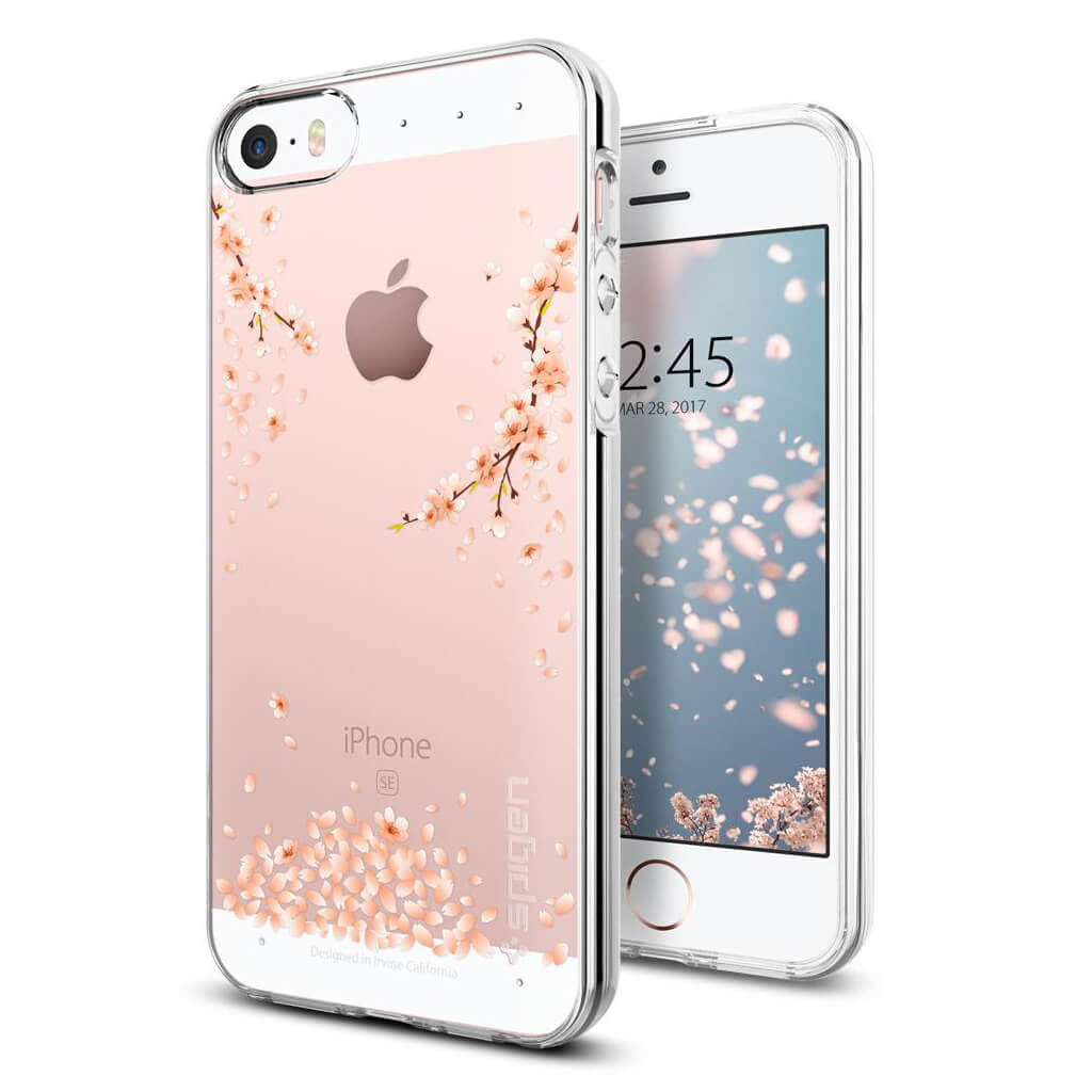 Spigen® Liquid Air Armor™ 041CS21960 iPhone SE/5s/5 Case - Shine Blossom