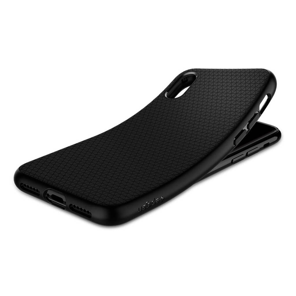 Spigen® Liquid Air Armor™ 057CS22123 iPhone X Case - Matte Black