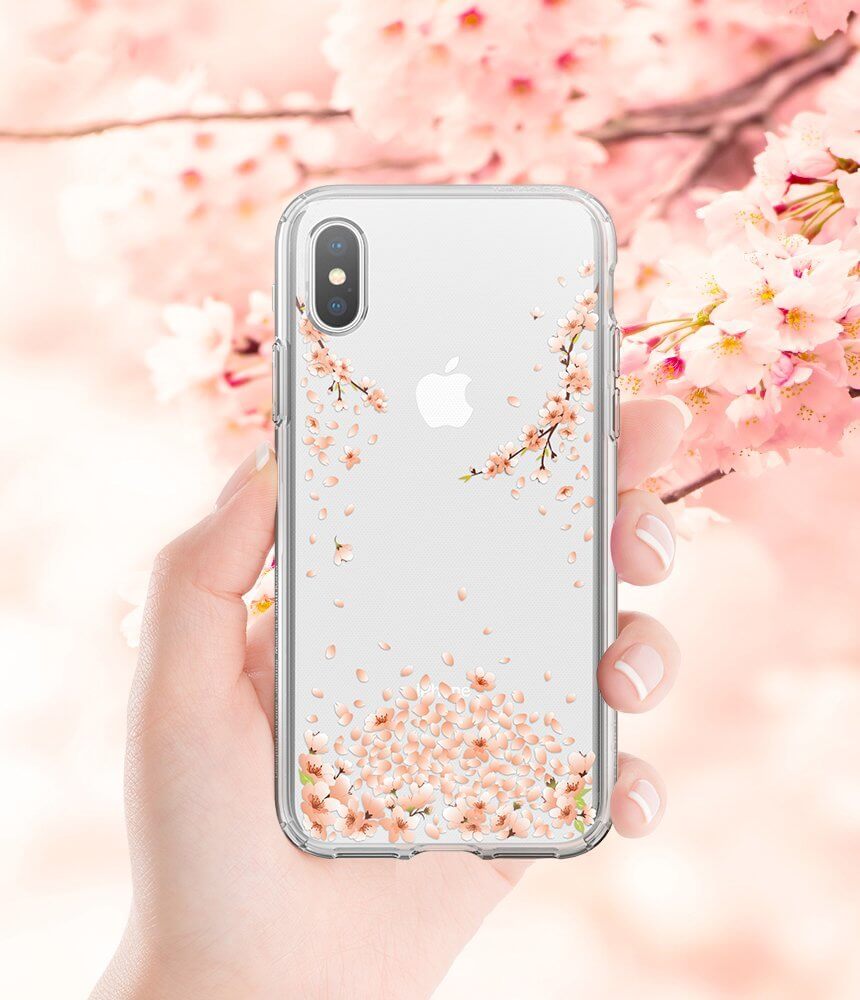 Spigen® Liquid Crystal Blossom™ 057CS22121 iPhone X Case - Blossom