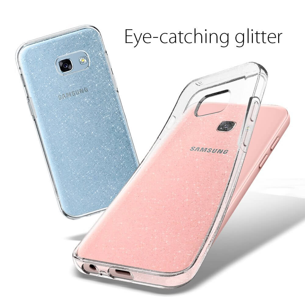 Spigen® Liquid Crystal Glitter™ 572CS21449 Samsung Galaxy A3 (2017) Case - Crystal Quartz