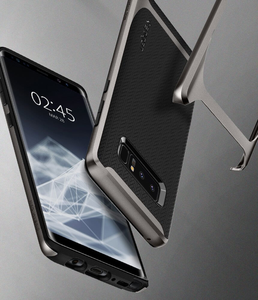 Spigen® Neo Hybrid™ 587CS22084 Samsung Galaxy Note 8 Case - Gunmetal