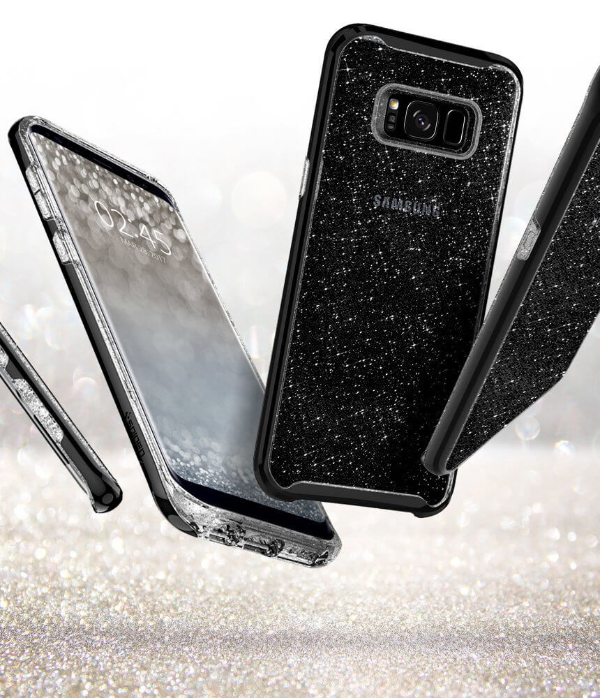 Spigen® Neo Hybrid Crystal Glitter™ 565CS21608 Samsung Galaxy S8 Case - Space Quartz