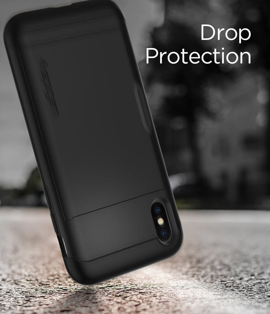 Spigen® Slim Armor CS™ 057CS22155 iPhone X Case - Black