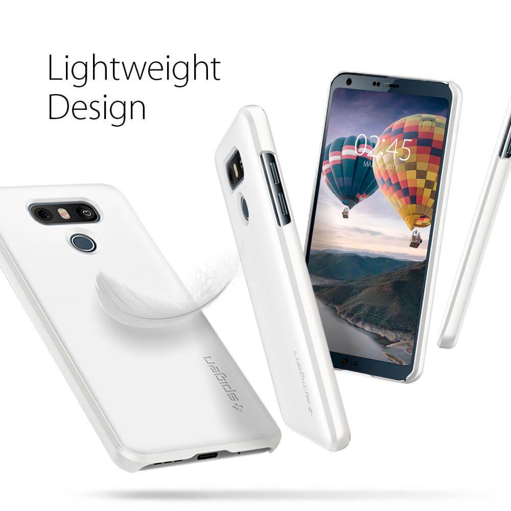 Spigen® Thin Fit™ A21CS21232 LG G6 Case - Shimmery White