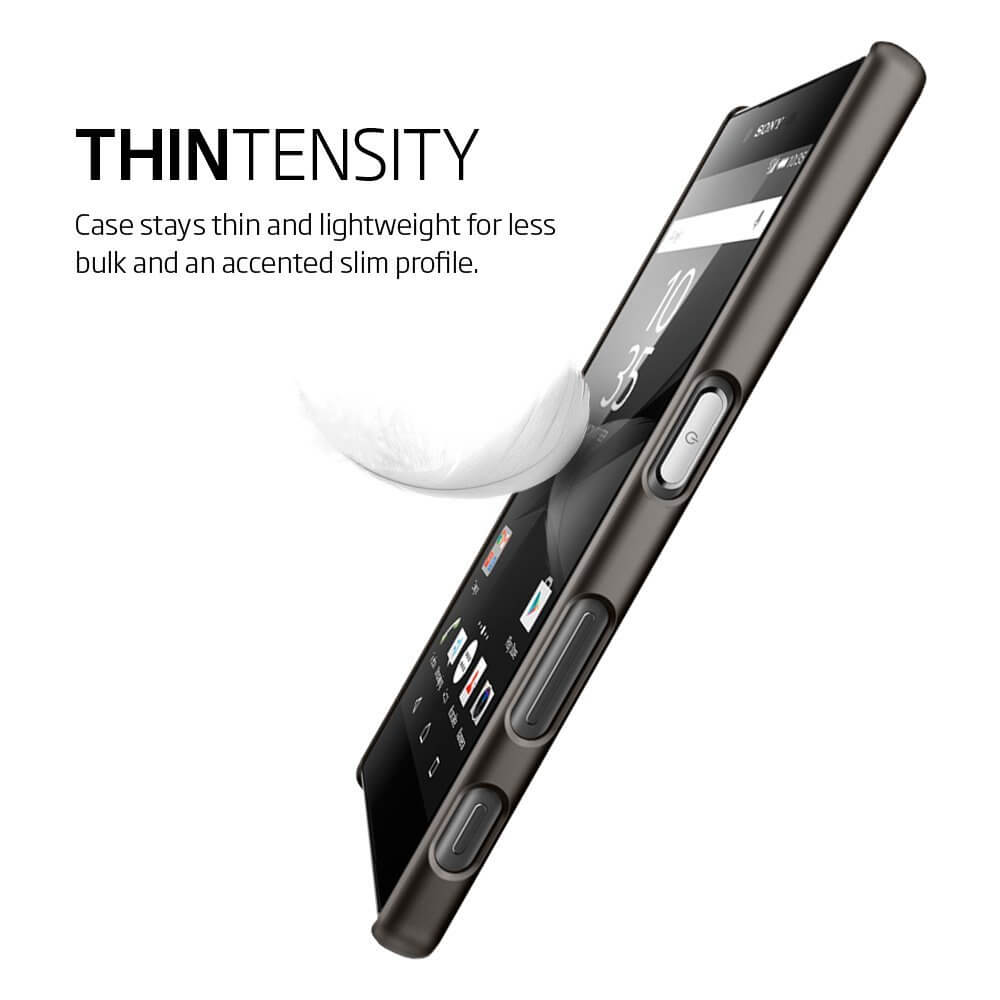 Spigen® Thin Fit™ SGP11804 Sony Xperia Z5 Case - Gunmetal