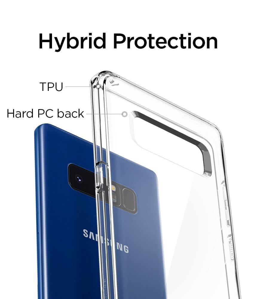 Spigen® Ultra Hybrid™ 587CS22063 Samsung Galaxy Note 8 Case - Crystal Clear