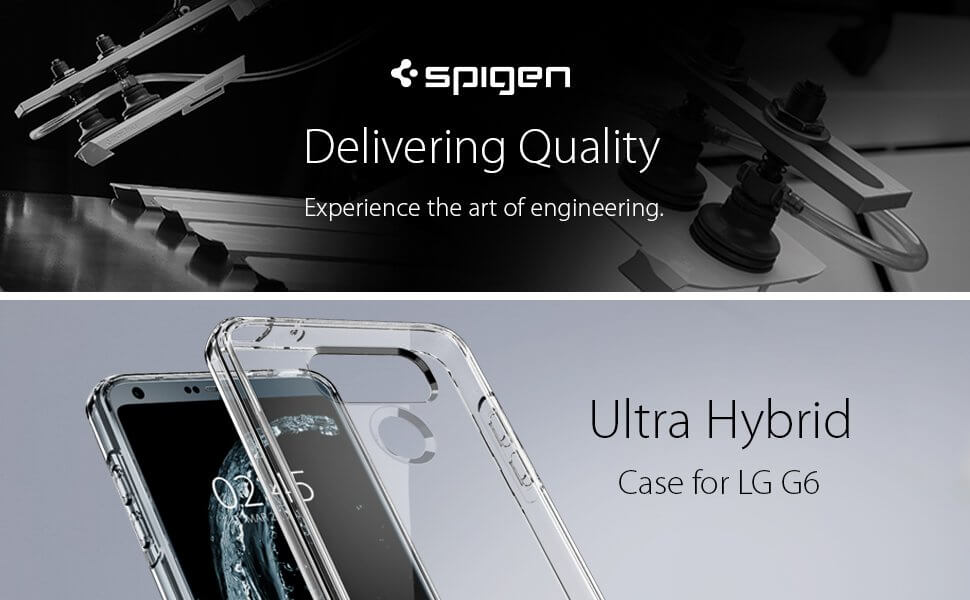 Spigen® Ultra Hybrid™ A21CS21233 LG G6 Case - Crystal Clear