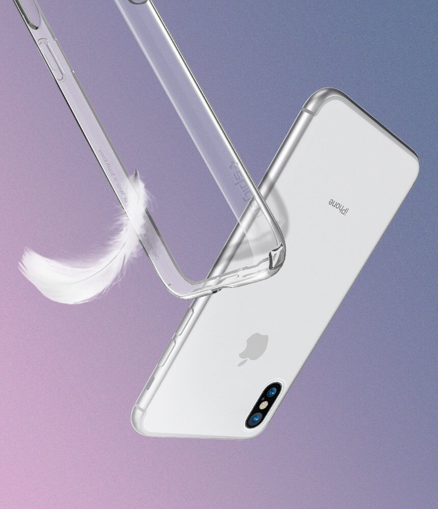 Spigen® Liquid Crystal™ 057CS22118 iPhone XS / X Case - Crystal Clear