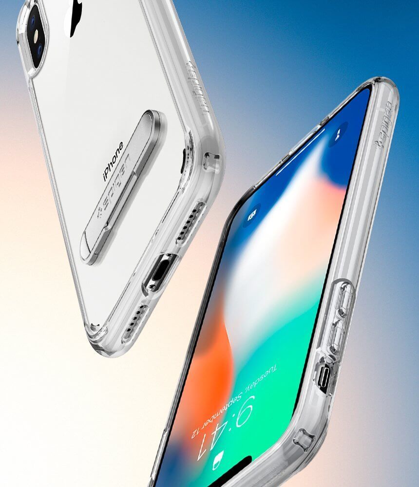 Spigen® Ultra Hybrid S™ 057CS22133 iPhone X Case - Crystal Clear