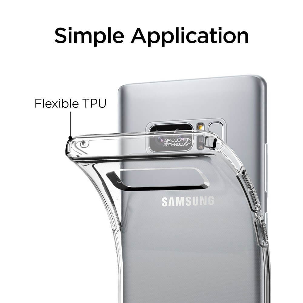 Spigen® Liquid Crystal™ 587CS22056 Samsung Galaxy Note 8 Case - Crystal Clear