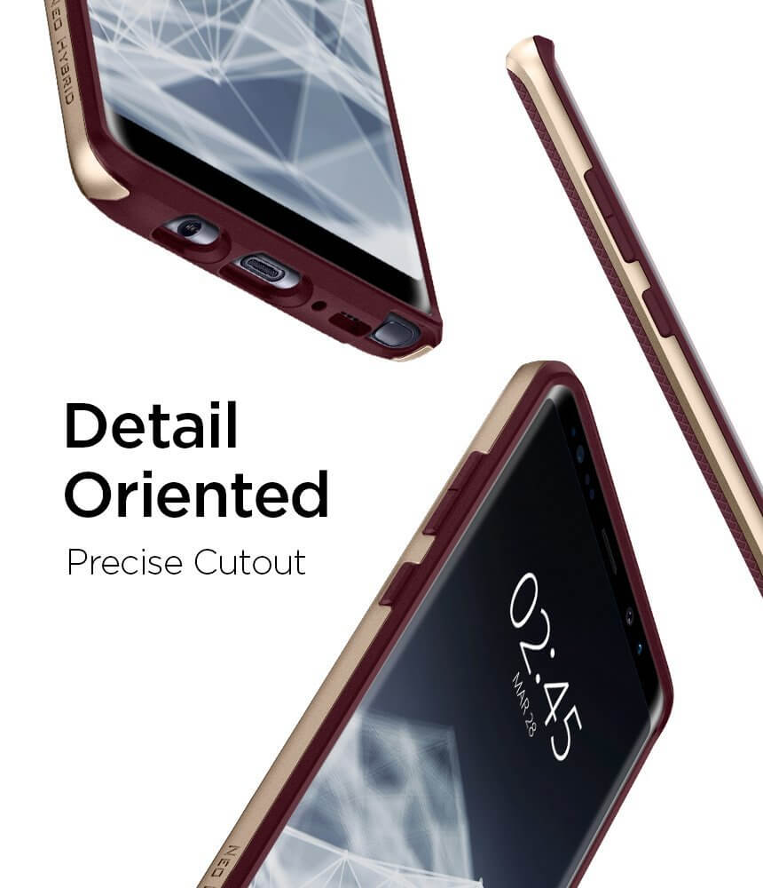 Spigen® Neo Hybrid™ 587CS22087 Samsung Galaxy Note 8 Case - Burgundy