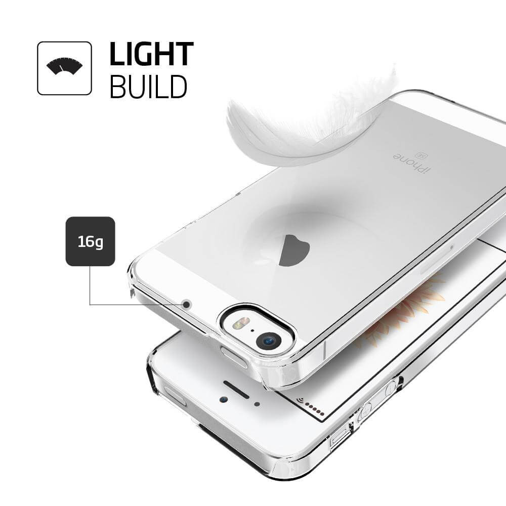 Spigen® Thin Fit™ 041CS20246 iPhone SE / 5s / 5 Case - Crystal Clear