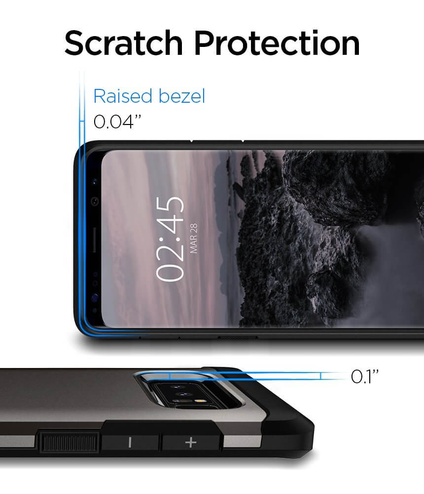 Spigen® Tough Armor™ 587CS22080 Samsung Galaxy Note 8 Case - Gunmetal