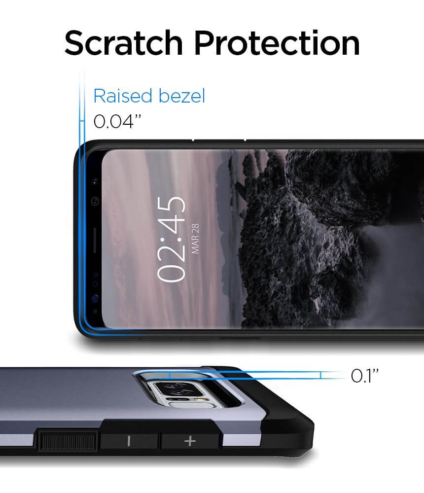 Spigen® Tough Armor™ 587CS22081 Samsung Galaxy Note 8 Case - Orchid Gray