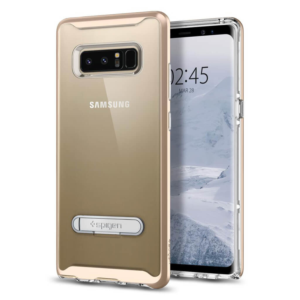 Spigen® Crystal Hybrid™ 587CS21840 Samsung Galaxy Note 8 Case - Champagne Gold