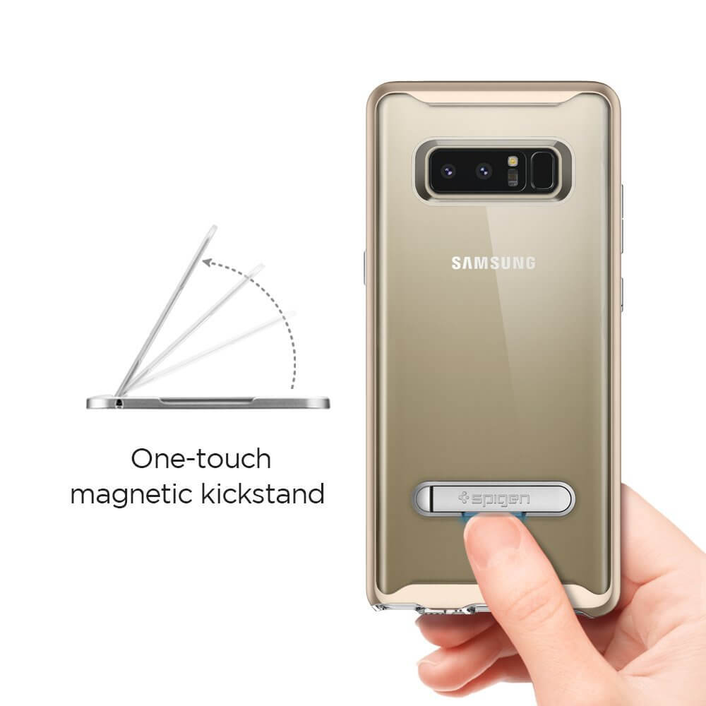 Spigen® Crystal Hybrid™ 587CS21840 Samsung Galaxy Note 8 Case - Champagne Gold