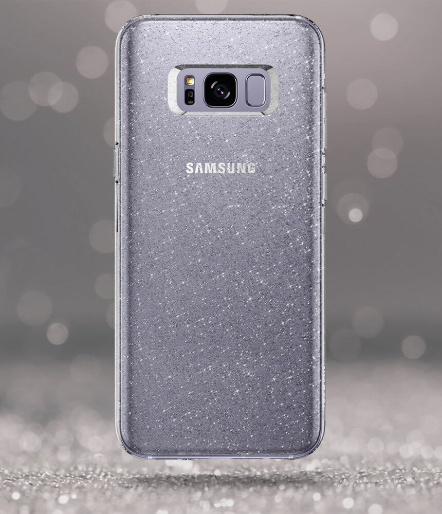 Spigen® Liquid Crystal Glitter™ 571CS21669 Samsung Galaxy S8+ Plus Case - Crystal Quartz
