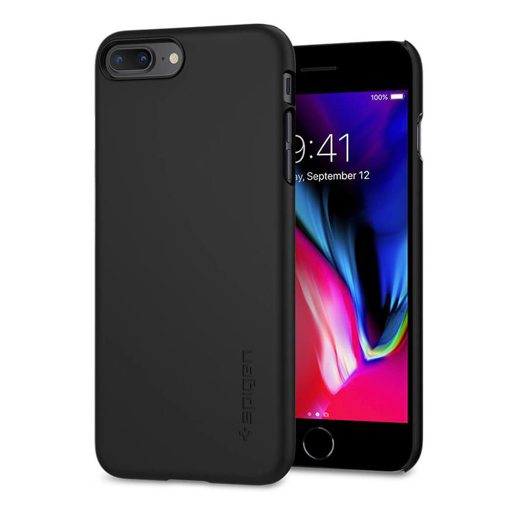 Spigen® Thin Fit™ 055CS22238 iPhone 8 Plus / 7 Plus Case - Black