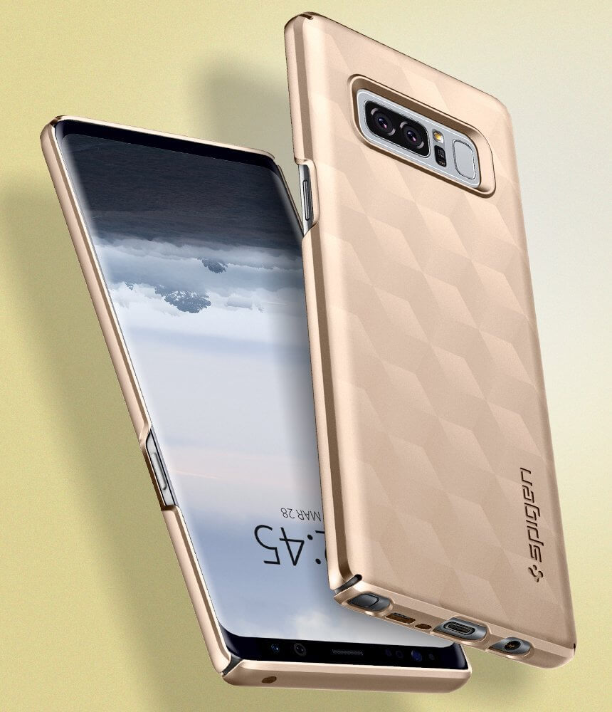 Spigen® Thin Fit™ 587CS22053 Samsung Galaxy Note 8 Case - Maple Gold