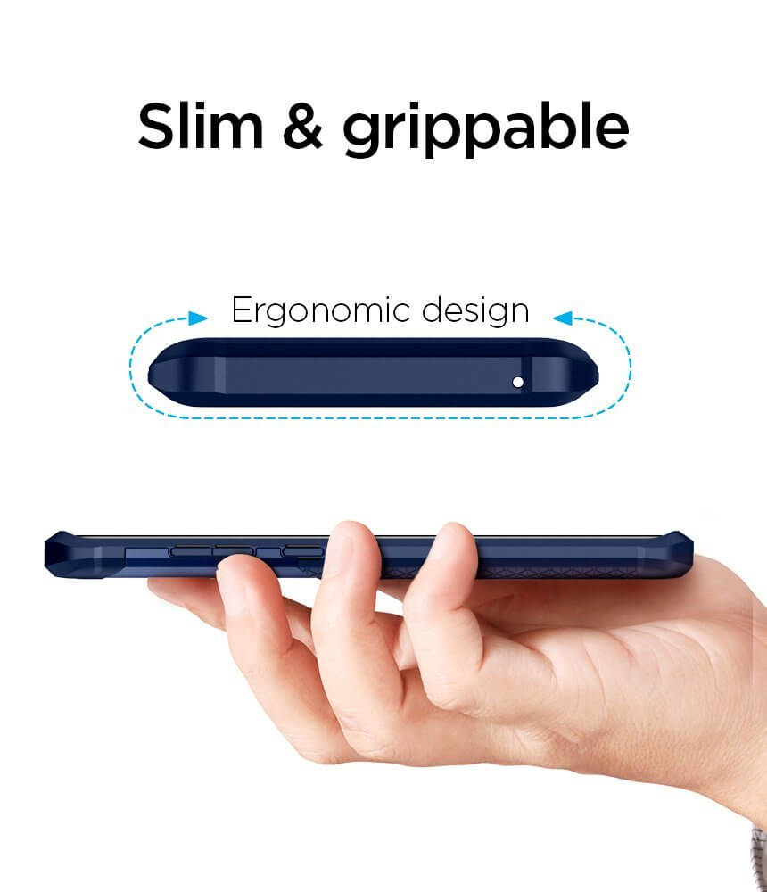 Spigen® Hybrid Armor™ 587CS22078 Samsung Galaxy Note 8 Case - Deep Blue