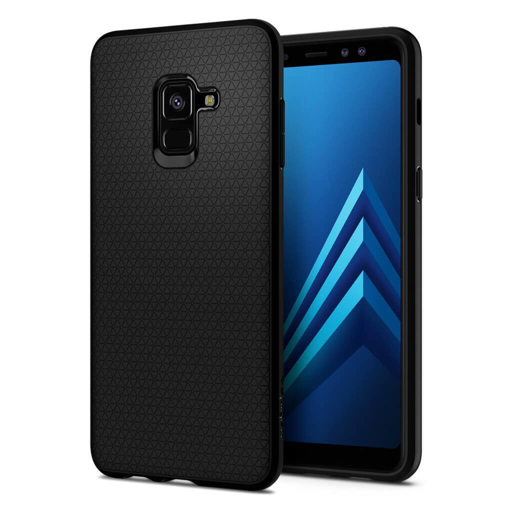 Spigen® Liquid Air Armor™ 590CS22747 Samsung Galaxy A8 (2018) Case - Matte Black