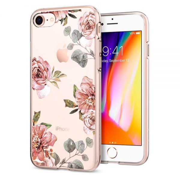 Spigen® Liquid Crystal™ Aquarelle 054CS22619 iPhone SE (2022 / 2020) / 8 / 7 Case - Rose