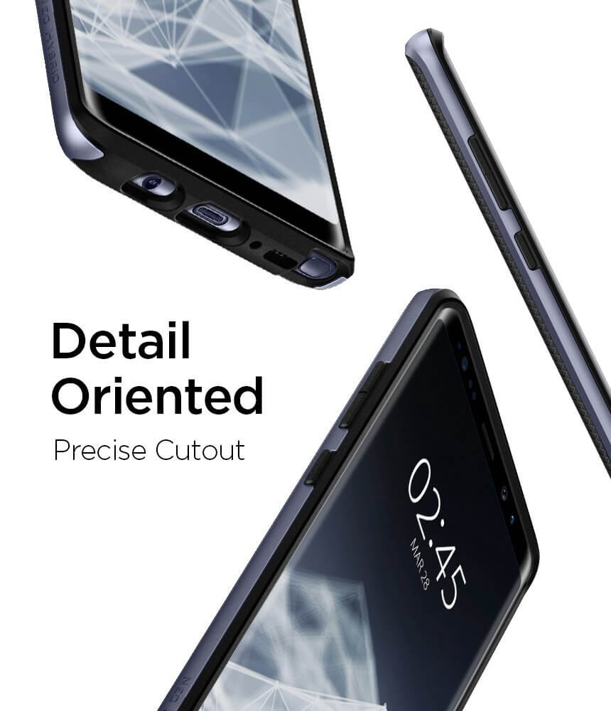 Spigen® Neo Hybrid™ 587CS22089 Samsung Galaxy Note 8 Case - Orchid Gray