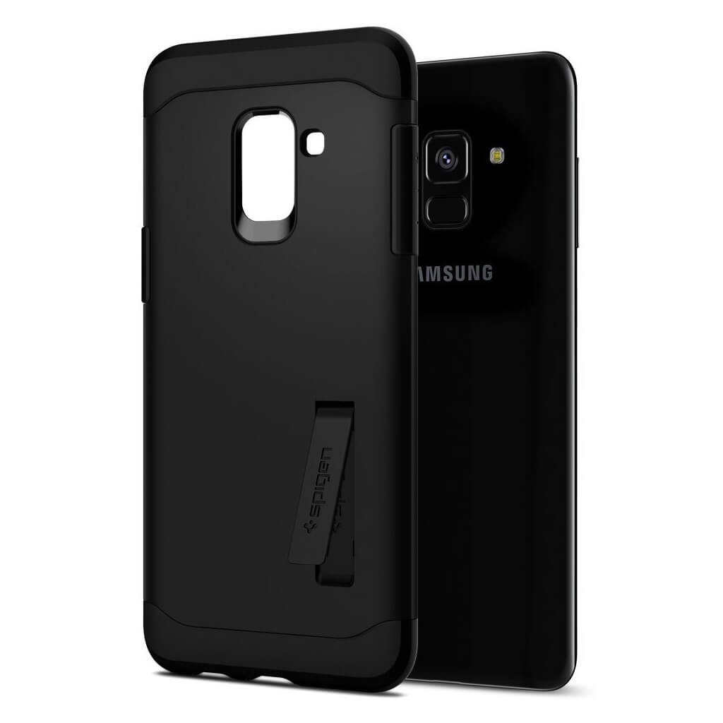 Spigen® Slim Armor™ 590CS22753 Samsung Galaxy A8 (2018) Case - Black