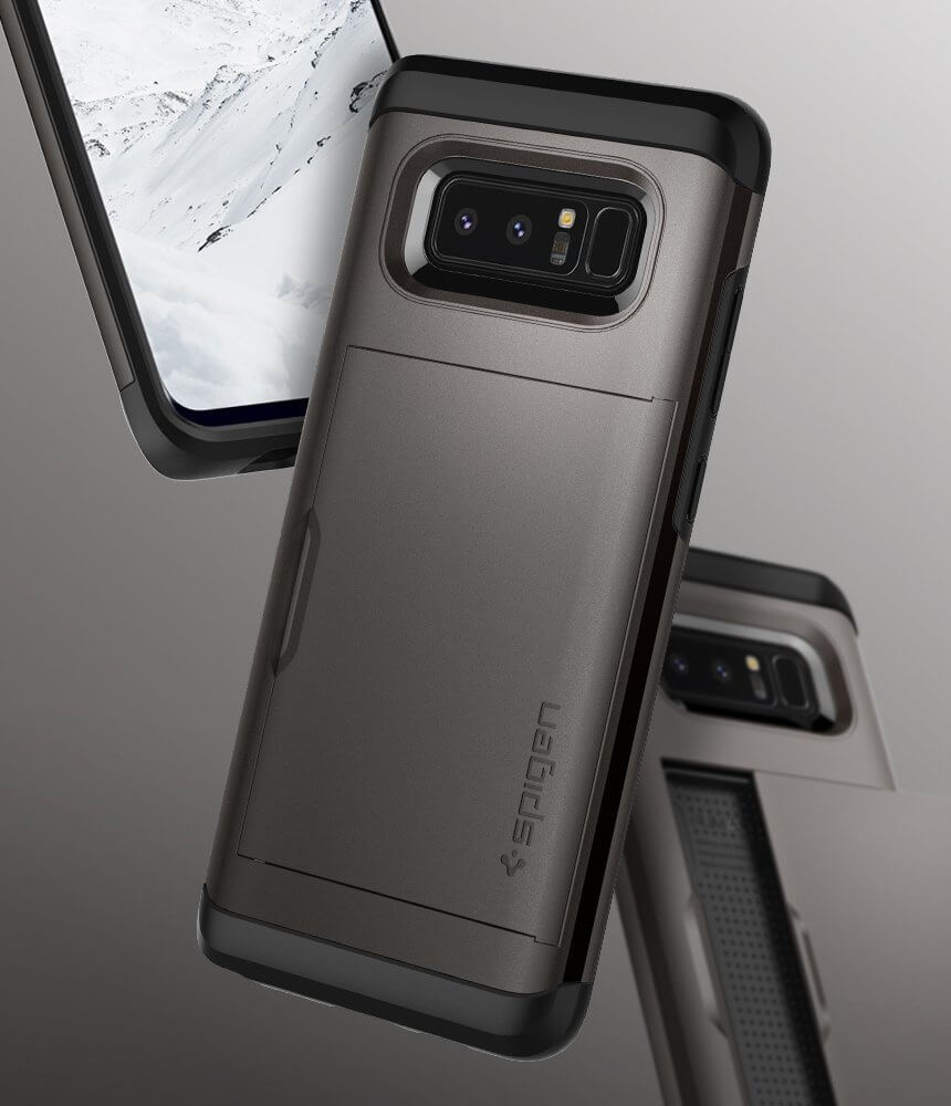 Spigen® Slim Armor CS™ 587CS22071 Samsung Galaxy Note 8 Case - Gunmetal