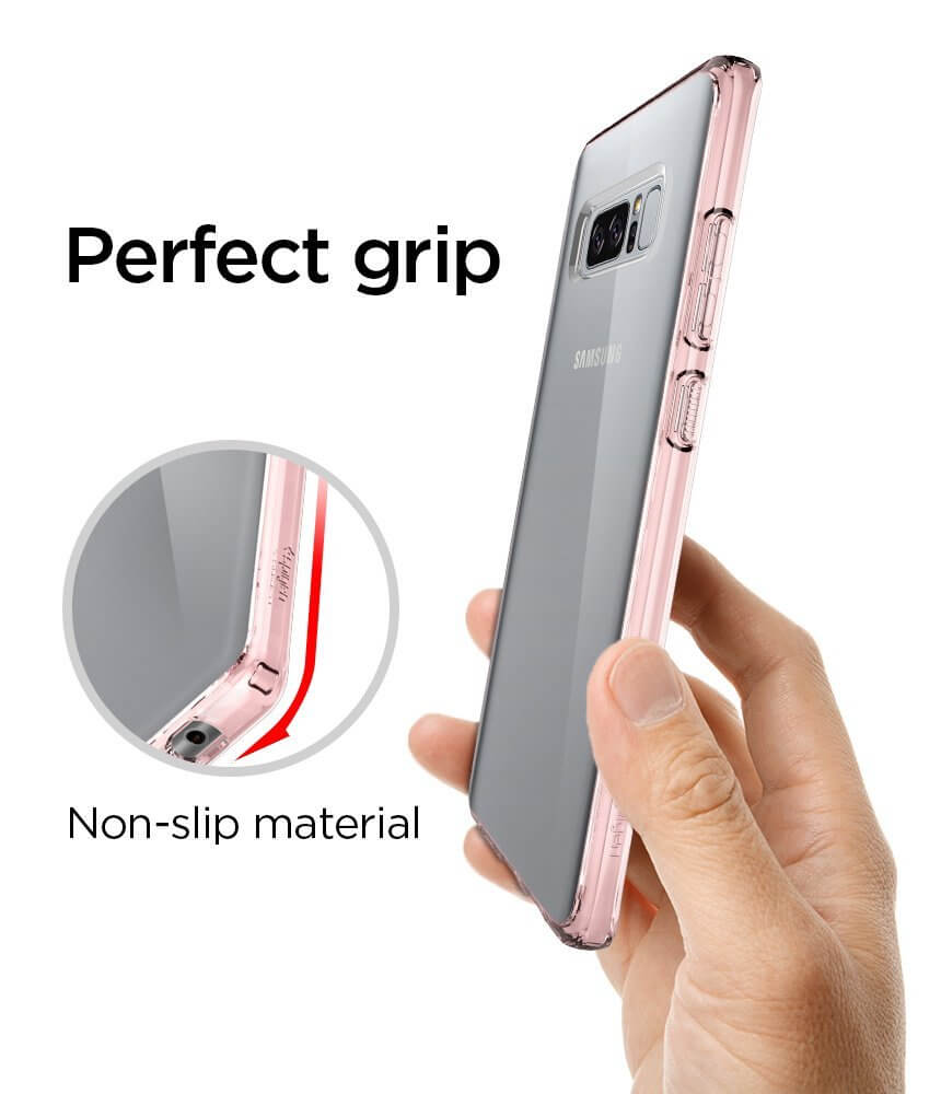 Spigen® Ultra Hybrid™ 587CS22064 Samsung Galaxy Note 8 Case - Crystal Pink