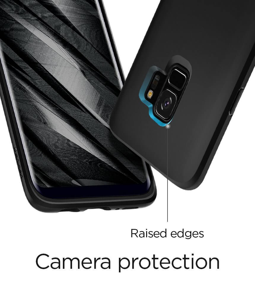 Spigen® Liquid Crystal™ 592CS22825 Samsung Galaxy S9 Case - Matte Black