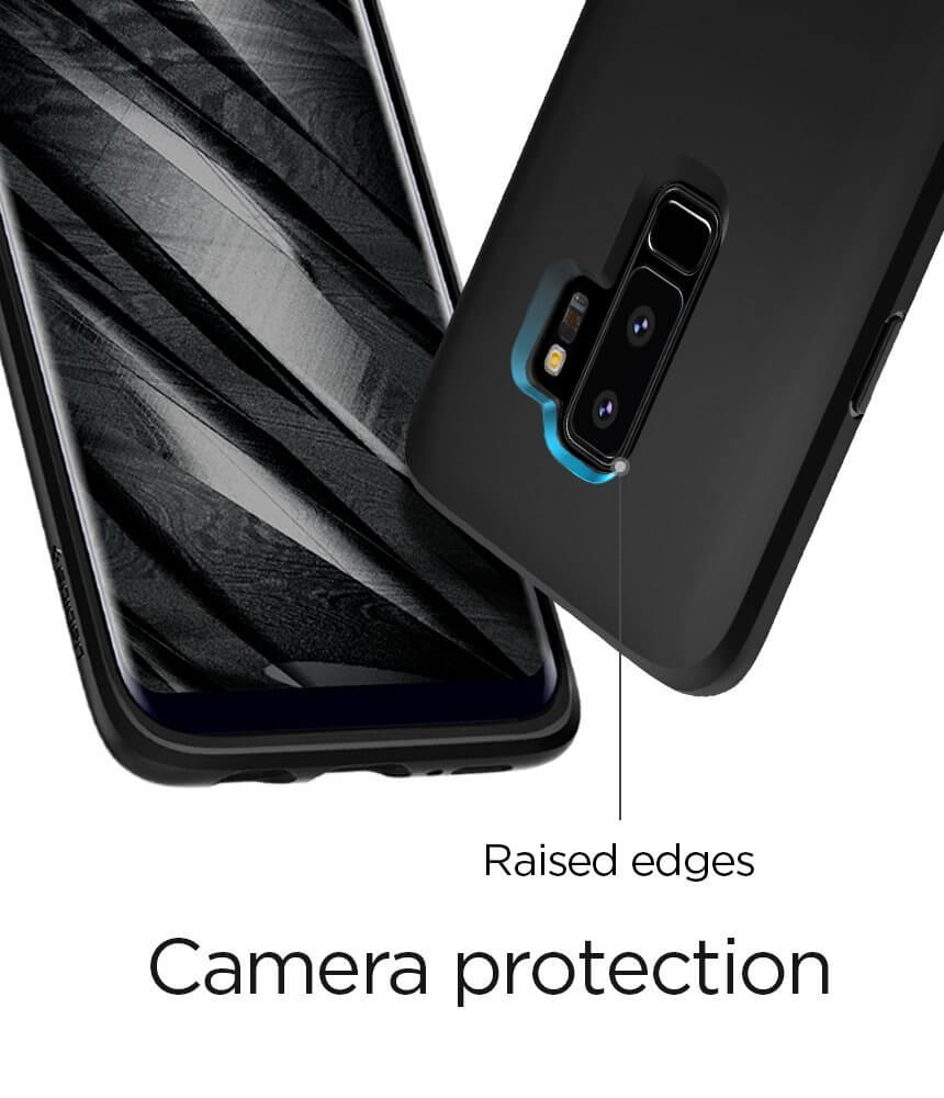 Spigen® Liquid Crystal™ 593CS22912 Samsung Galaxy S9+ Plus Case - Matte Black