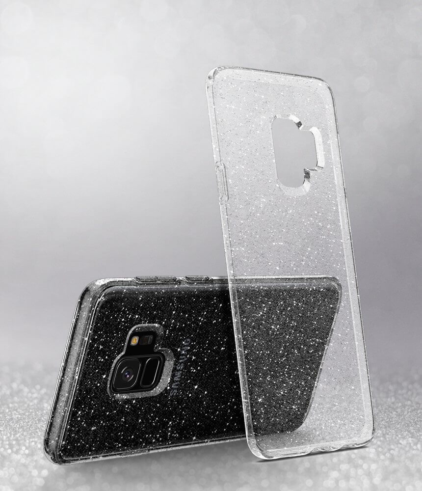 Spigen® Liquid Crystal Glitter™ 592CS22831 Samsung Galaxy S9 Case - Crystal Quartz