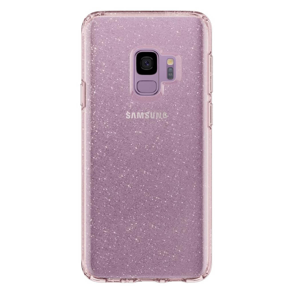 Spigen® Liquid Crystal Glitter™ 592CS22832 Samsung Galaxy S9 Case - Rose Quartz
