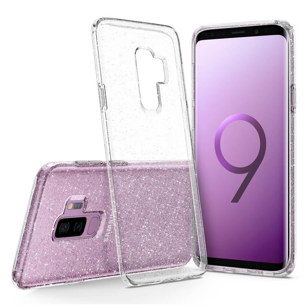 Spigen® Liquid Crystal Glitter™ 593CS22918 Samsung Galaxy S9+ Plus Case - Crystal Quartz