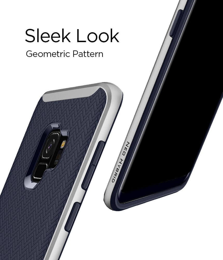 Spigen® Neo Hybrid™ 592CS22858 Samsung Galaxy S9 Case - Arctic Silver