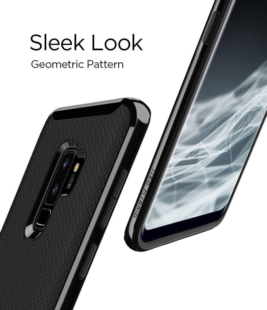 Spigen® Neo Hybrid™ 593CS22942 Samsung Galaxy S9+ Plus Case - Shiny Black