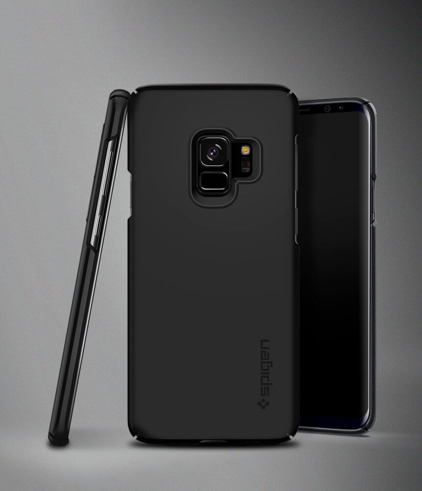 Spigen® Thin Fit™ 592CS22821 Samsung Galaxy S9 Case - Black