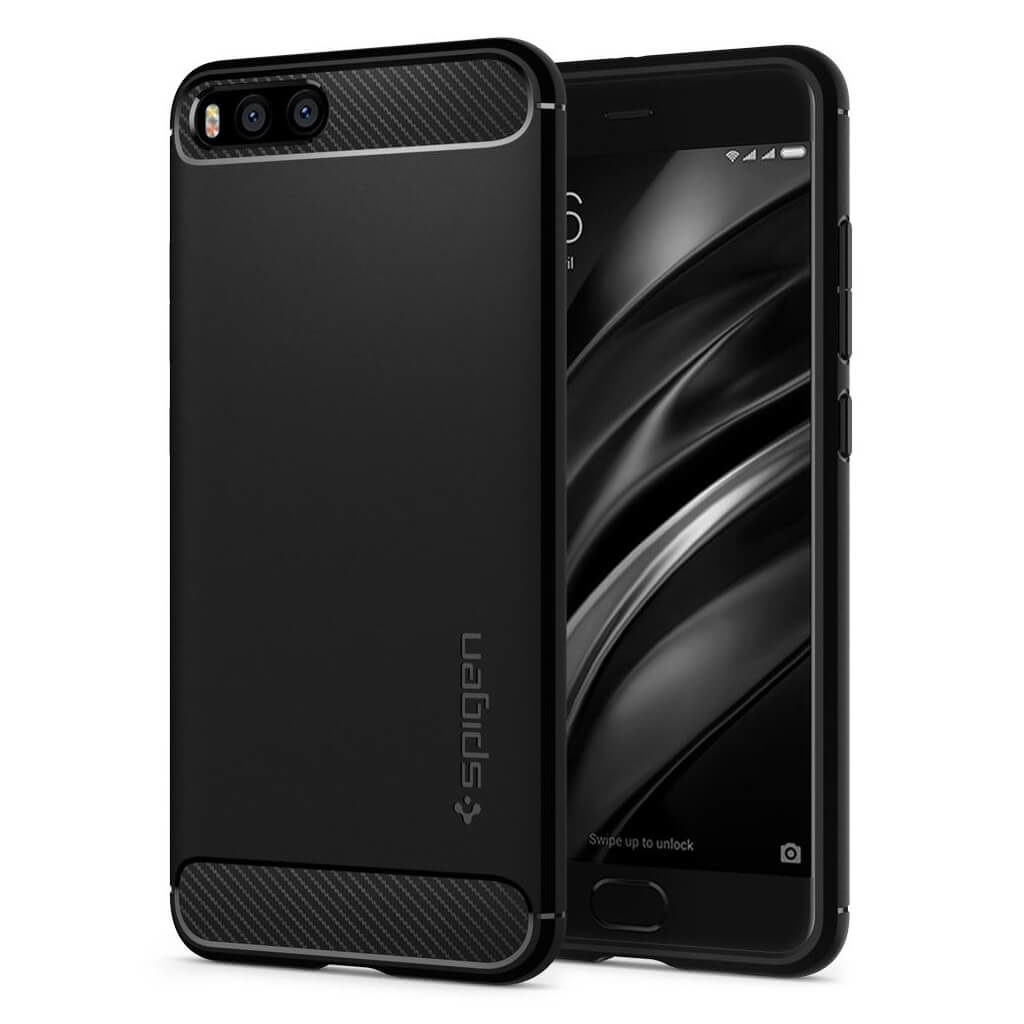 Spigen® Rugged Armor™ S07CS23085 Xiaomi Mi 6 Case - Black