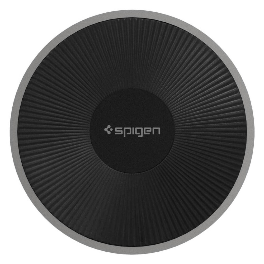 Spigen® Essential® F306W Qualcomm® Quick Charge 3.0 Qi Fast Wireless Charger - Aluminium