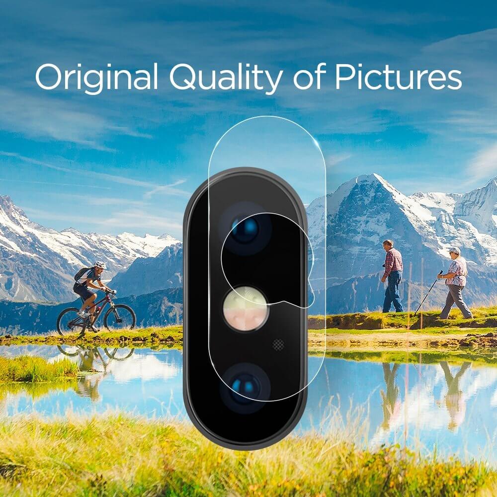 Spigen® GLAS.tR SLIM™ 057GL23344 iPhone X Camera Lens Glass