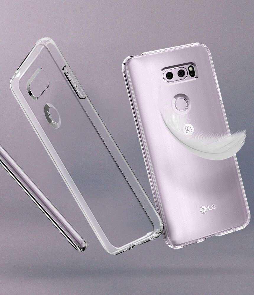Spigen® Liquid Crystal™ A25CS21981 LG V30 Case - Crystal Clear