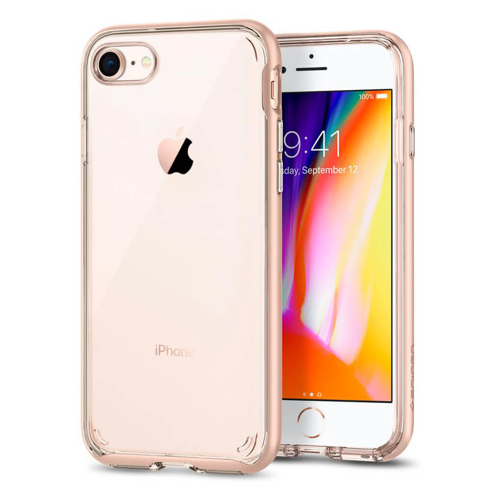 Spigen® Neo Hybrid Crystal™ 2 054CS22569 iPhone SE (2022 / 2020) / 8 / 7 Case - Blush Gold