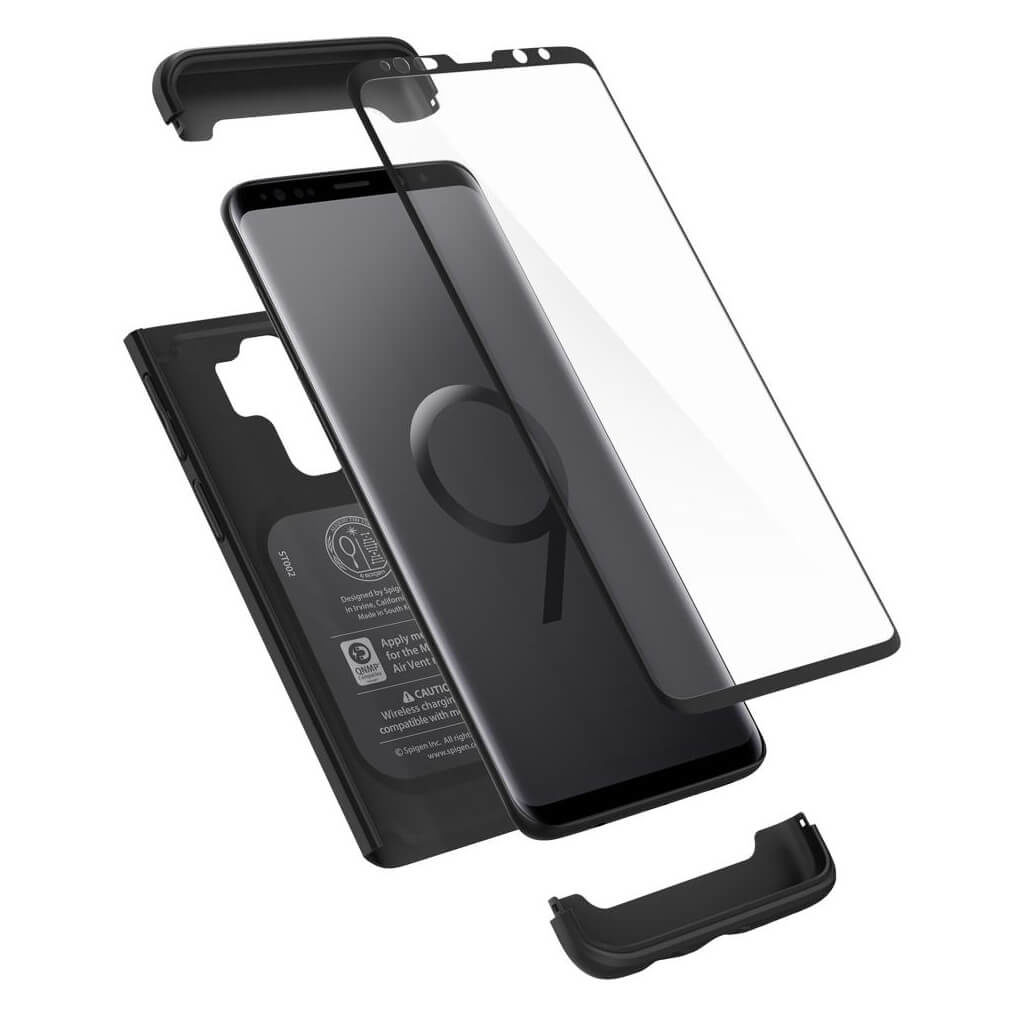 Spigen® Thin Fit™ 360 593CS22959 Samsung Galaxy S9+ Plus Case - Black