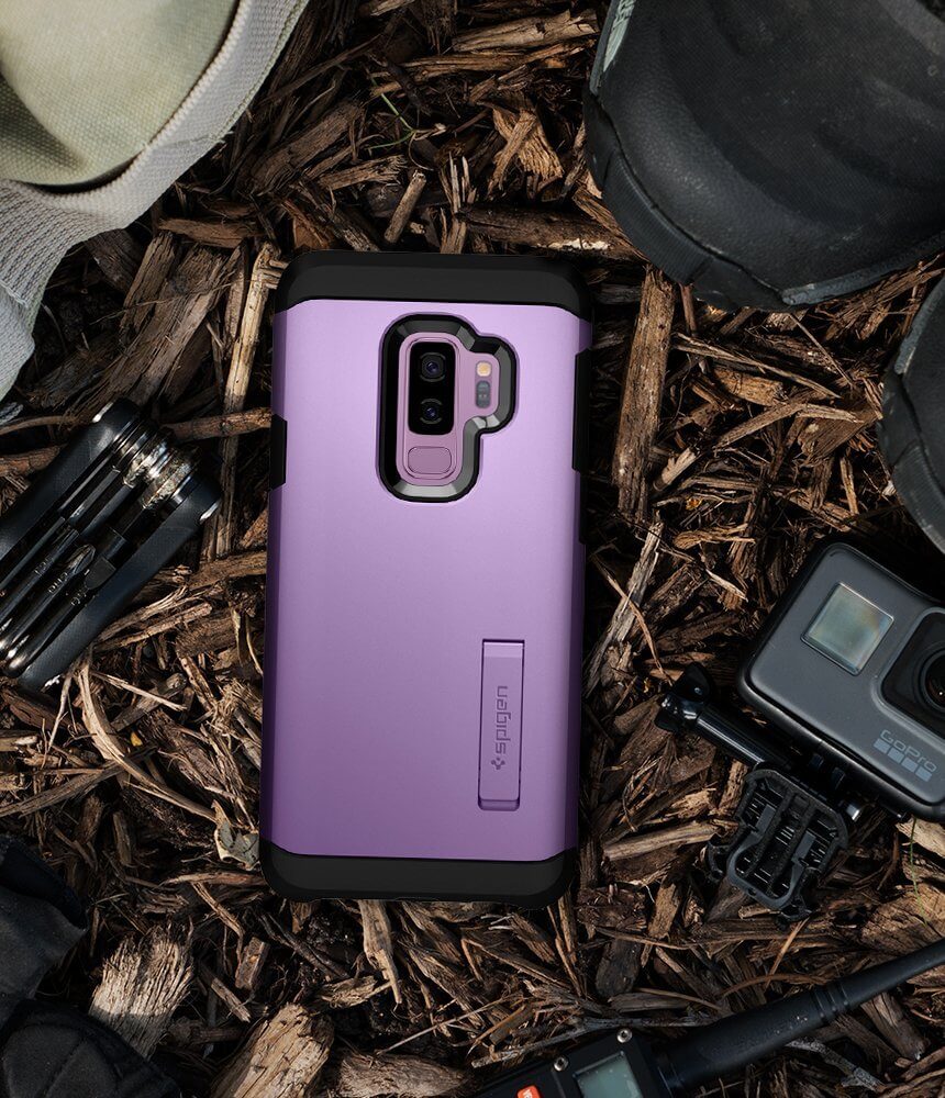 Spigen® Tough Armor™ 593CS22936 Samsung Galaxy S9+ Plus Case - Lilac Purple