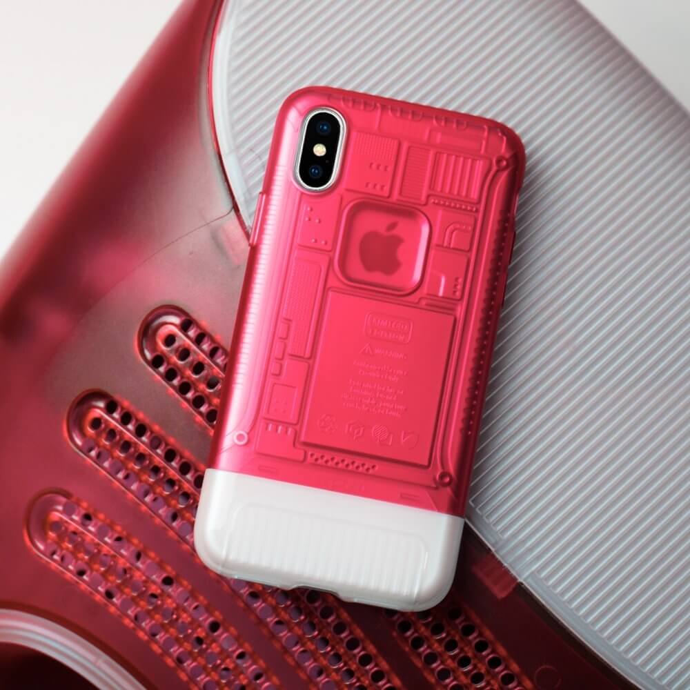 Spigen® Classic C1™ 057CS23195 iPhone X 10th Year Anniversary Limited Edition Case - Ruby