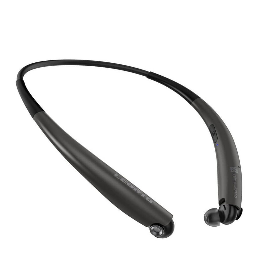 Spigen® Legato Arc™ R72E Qualcomm® aptX™ Bluetooth Headphones - Black