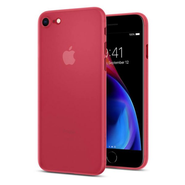 Spigen® AirSkin™ 054CS22592 iPhone 8 Case - Red