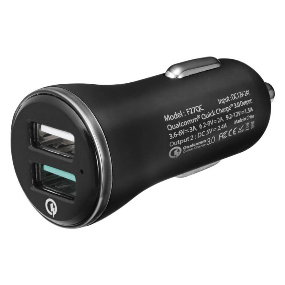 Spigen® F27QC Qualcomm Quick Charge 3.0 000CG20643 Car Charger
